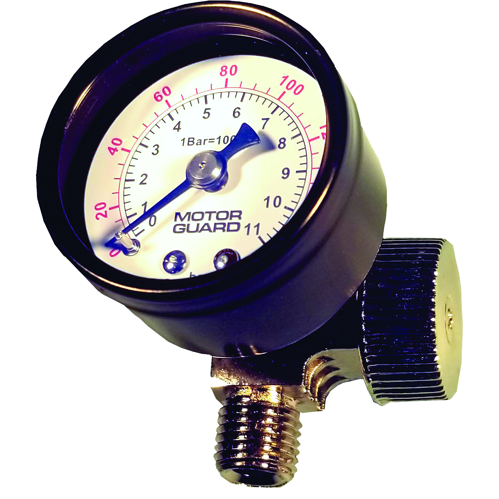 Motor Guard, Compressed Air Adjusting Valve w/ Gauge 1/4 NPS, Model# AAV4059